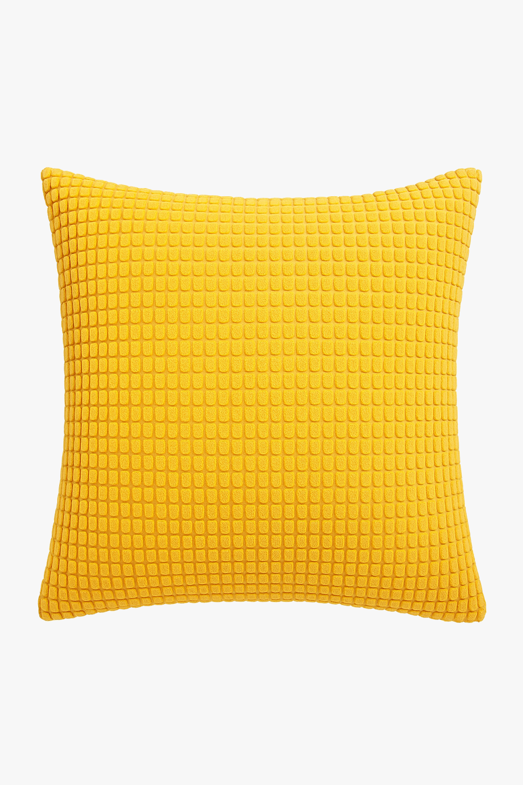 housse de coussin en velours côtelé motif grain de maïs grande taille