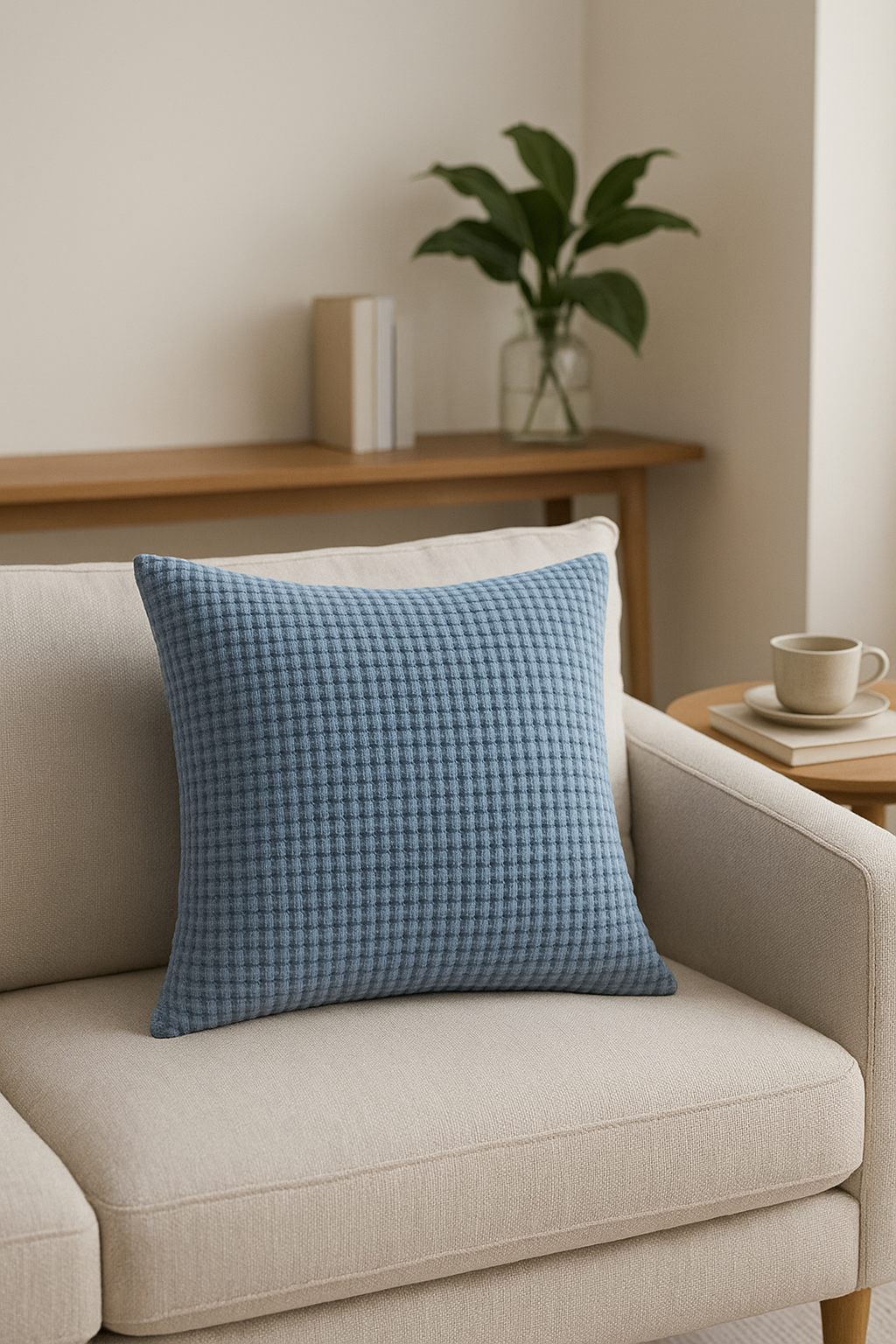 housse de coussin en velours côtelé motif grain de maïs grande taille