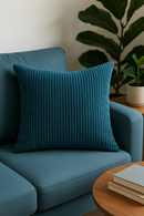 housse de coussin en velours côtelé rayé plusieurs tailles disponibles