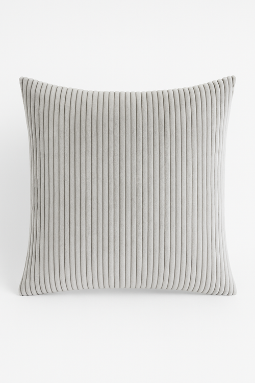 housse de coussin en velours côtelé rayé plusieurs tailles disponibles