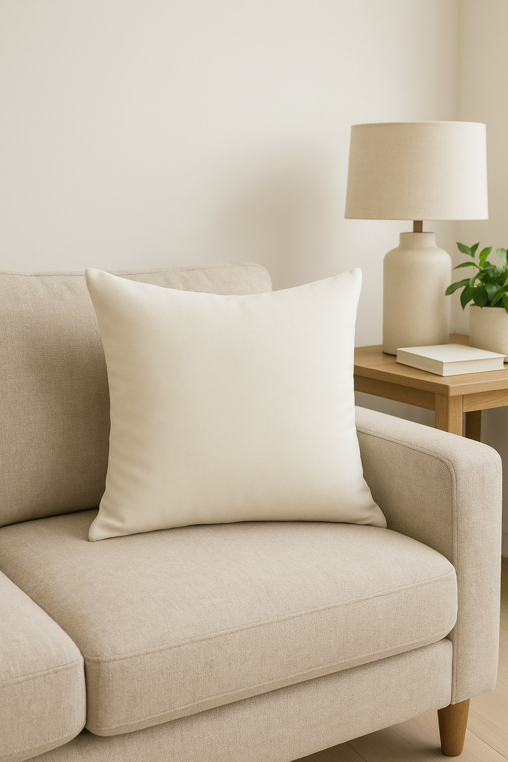 housse de coussin en velours personnalisable couleur unie 40 à 60 cm - vue 3 sur 2
