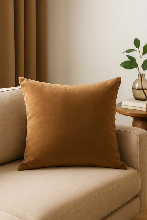 housse de coussin en velours polyester ultra doux sur mesure