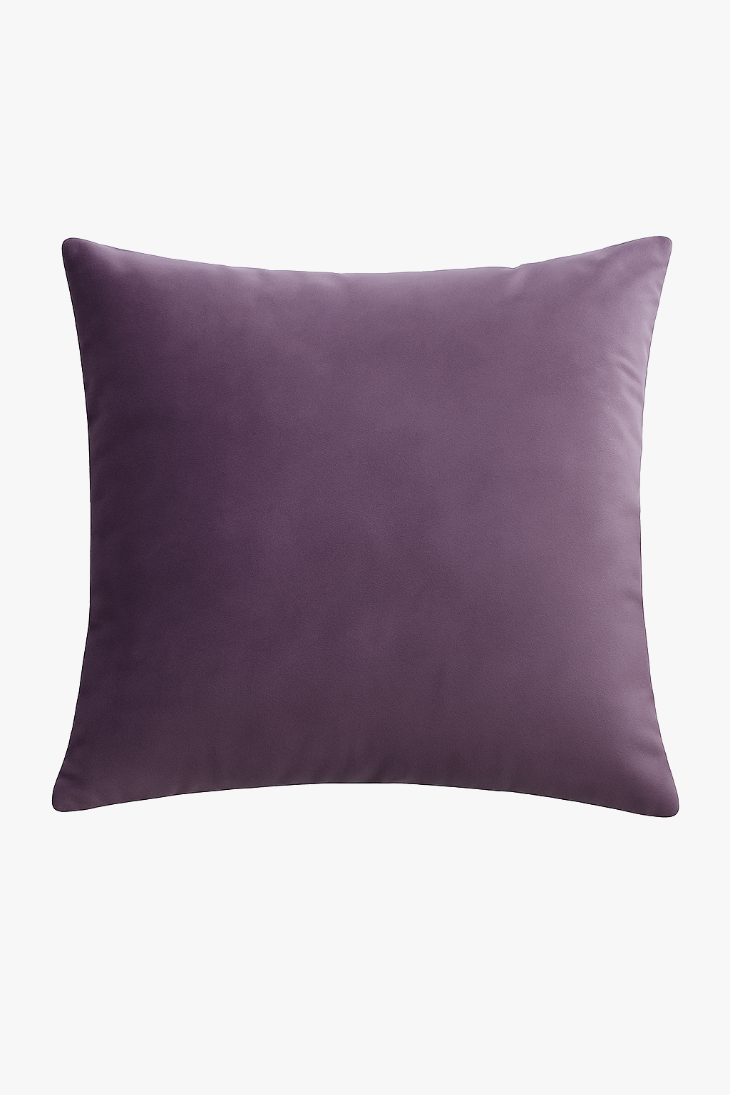 housse de coussin en velours sur mesure couleur unie décorative