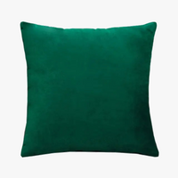 housse de coussin en velours unie sur mesure 40 à 60 cm