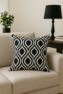 housse de coussin extérieure imperméable motif jardin élégant