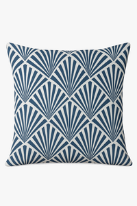 housse de coussin géométrique bleu marine style nordique élégant
