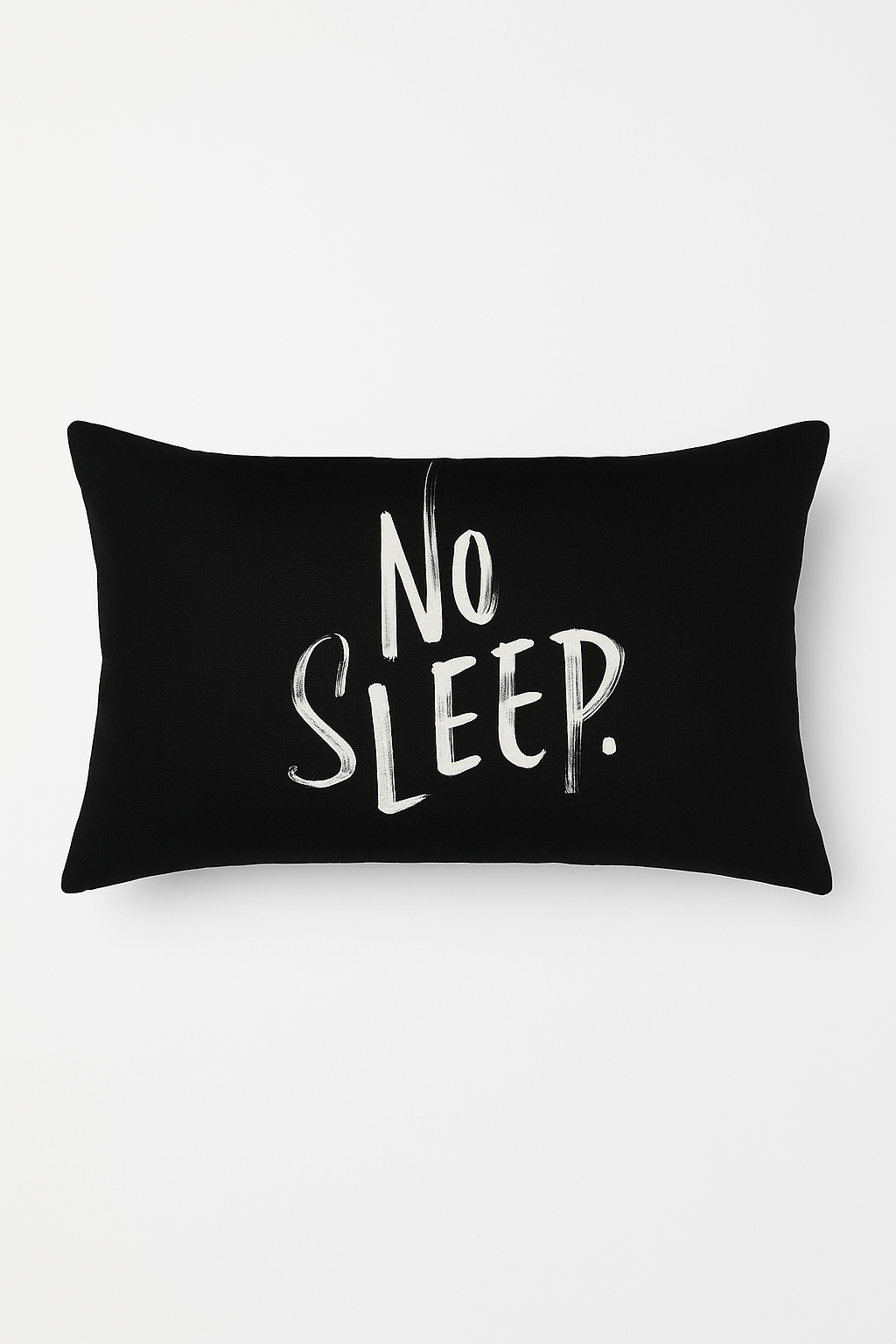 housse de coussin géométrique marbré noir et blanc 30x50 cm