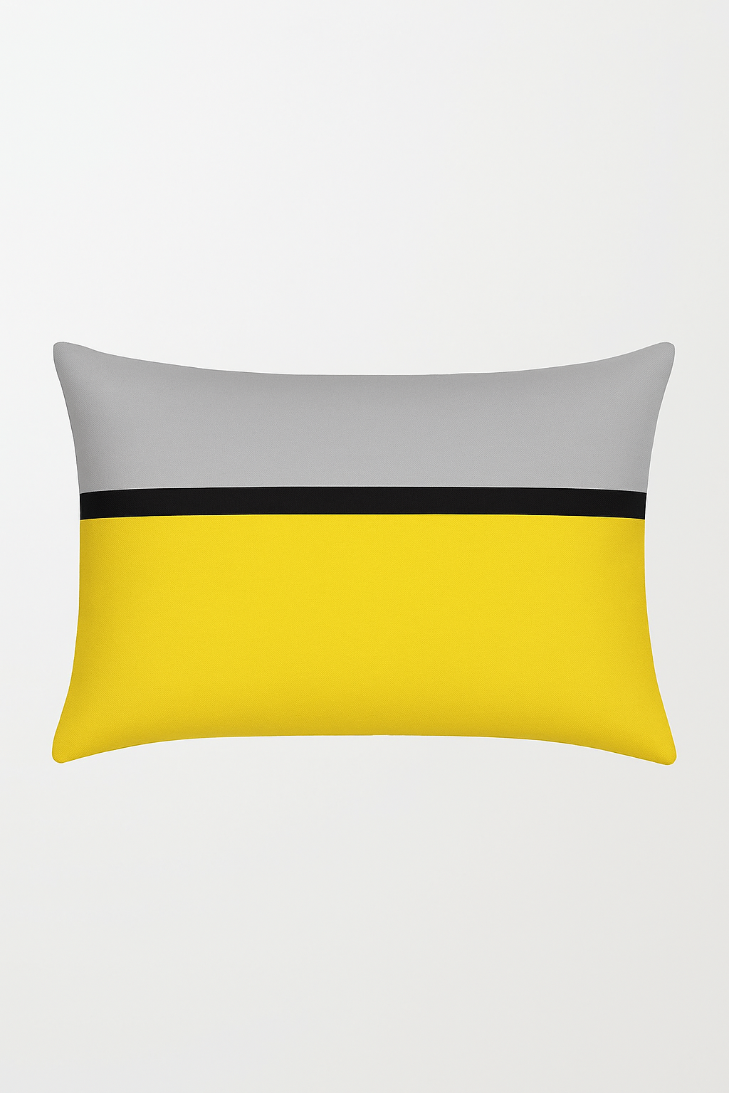 housse de coussin géométrique nordique jaune et rouge 30x50 cm