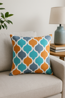 housse de coussin imperméable colorée pour extérieur 50 x 70 cm