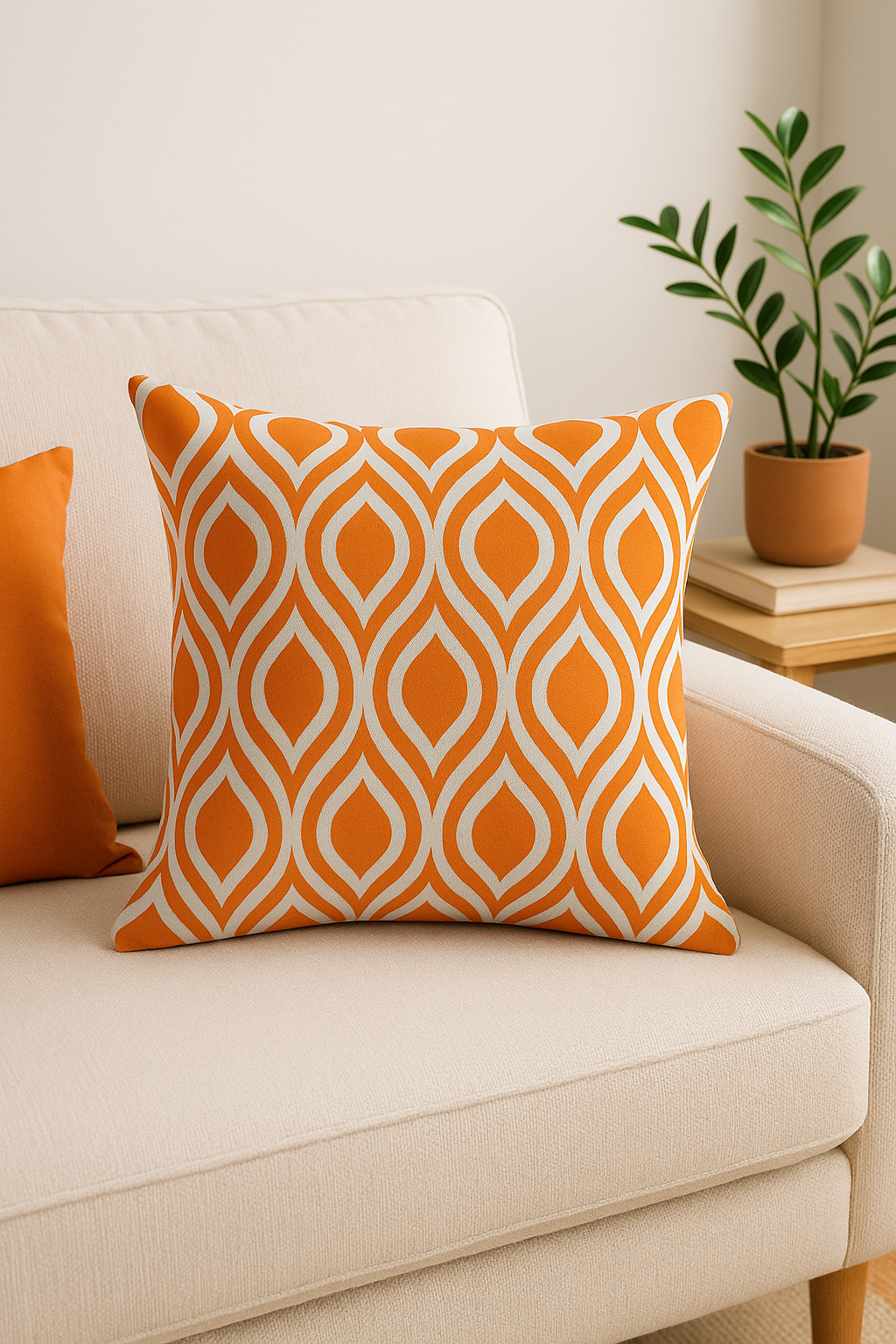 housse de coussin imperméable imprimée pour extérieur jardin terrasse - vue 3 sur 2