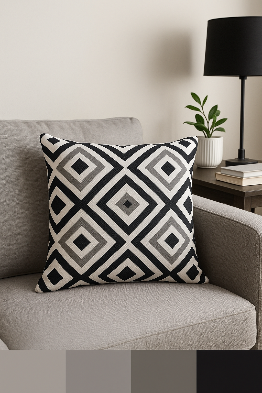 housse de coussin imperméable imprimée pour jardin et décoration extérieure