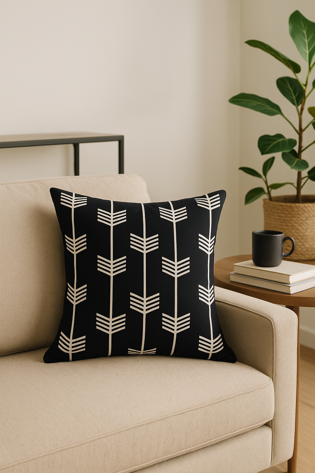 housse de coussin imperméable motif oxford pour extérieur et jardin - vue 3 sur 2