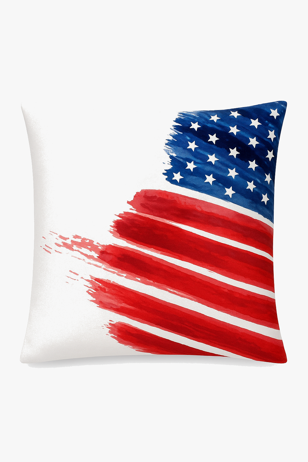 housse de coussin imprimée love usa décorative pour le 4 juillet