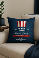 housse de coussin imprimée love usa pour le jour de l'indépendance