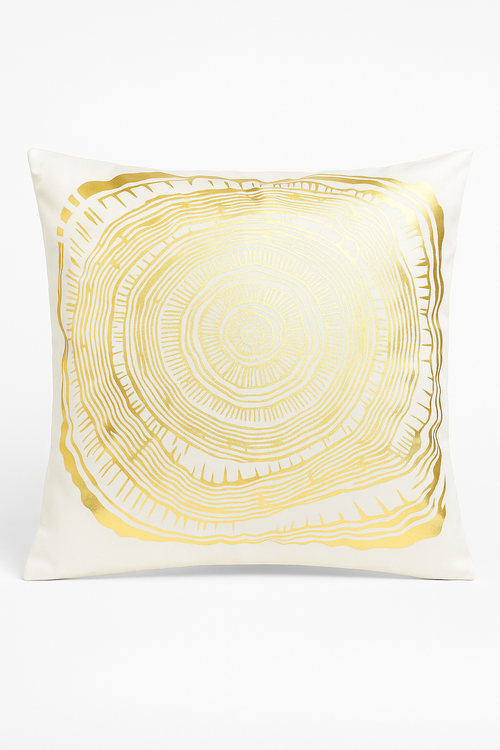 housse de coussin moderne motif géométrique feuille décorative