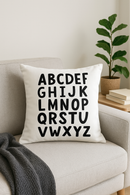 housse de coussin moderne noir et blanc motif géométrique décoratif