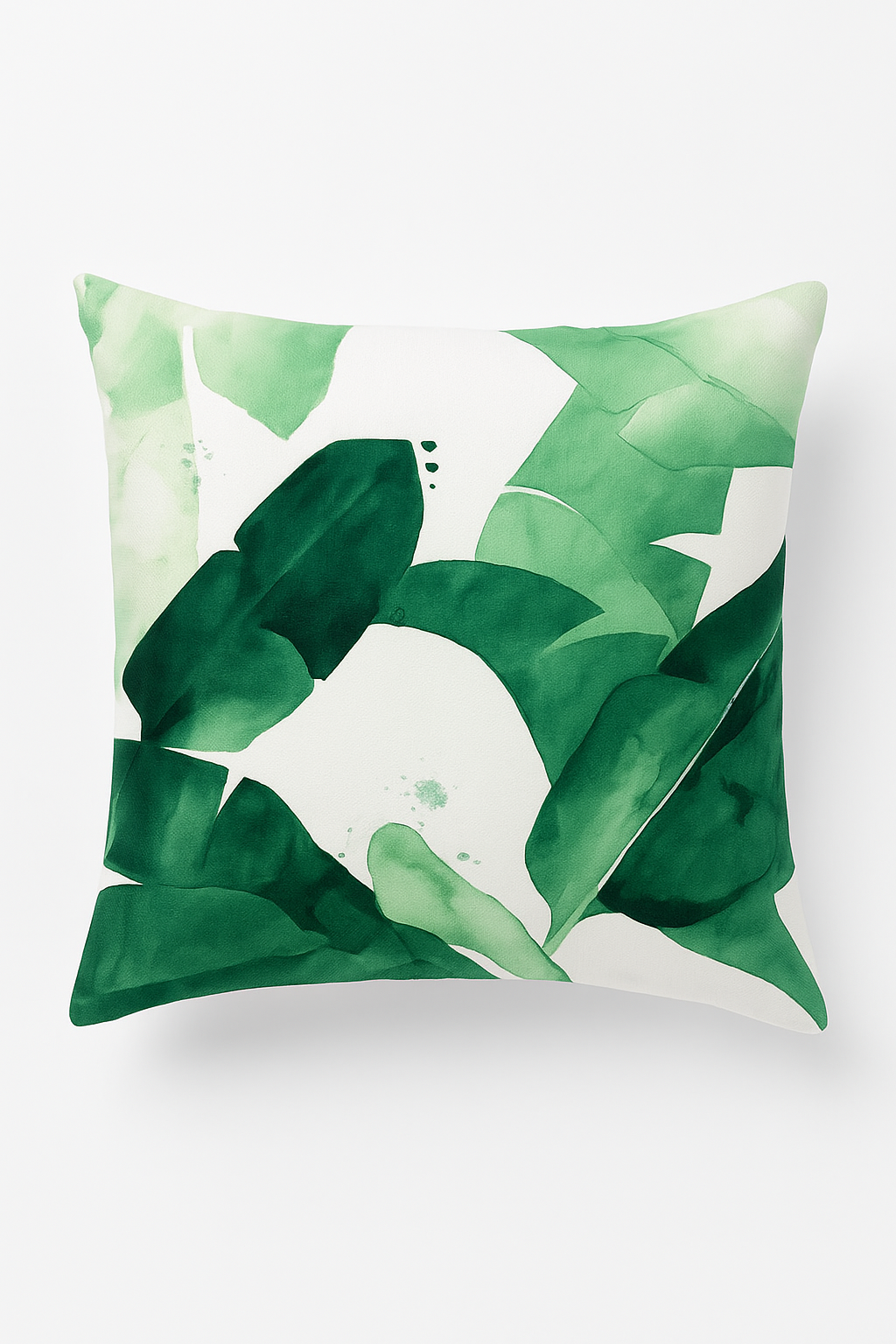 housse de coussin motif cactus monstera et feuilles tropicales