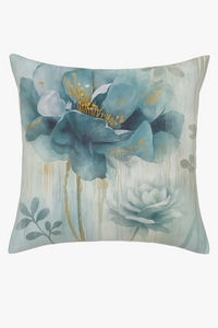 housse de coussin motif floral ginkgo pour salon et chambre