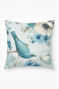 housse de coussin motif floral ginkgo pour salon et chambre