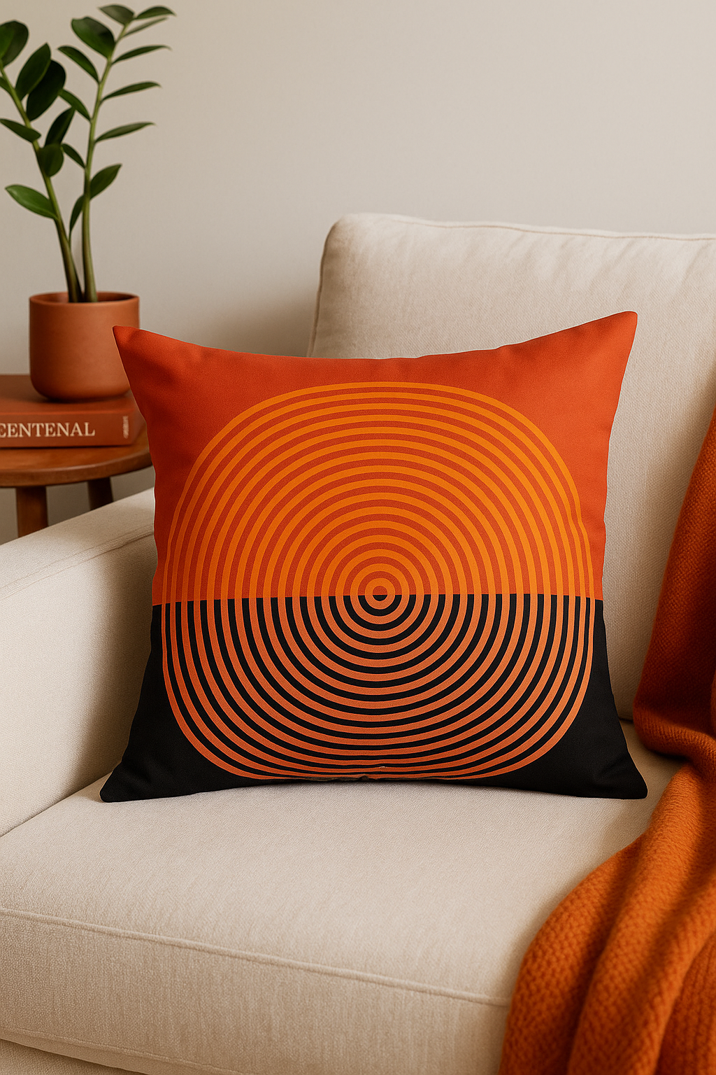 housse de coussin nordique abstraite pour salon élégant - vue 3 sur 2