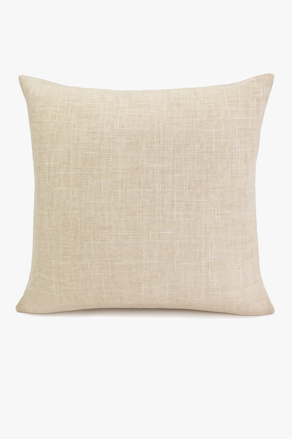 housse de coussin personnalisée en lin épais uni différentes tailles disponibles