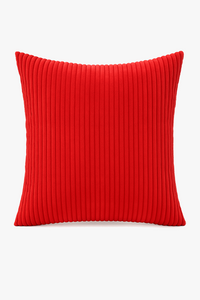 housse de coussin personnalisable en velours côtelé rayé 65x65 ou 70x70 cm