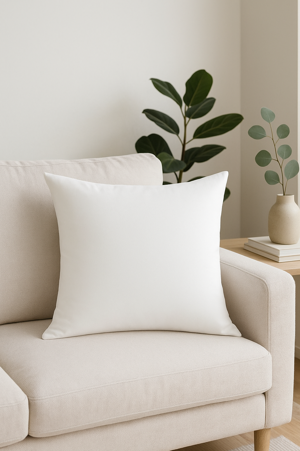 housse de coussin personnalisée en peluche douce minimaliste 40 à 70 cm