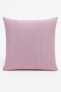 housse de coussin rayée en velours côtelé personnalisable 65x65 70x70 cm