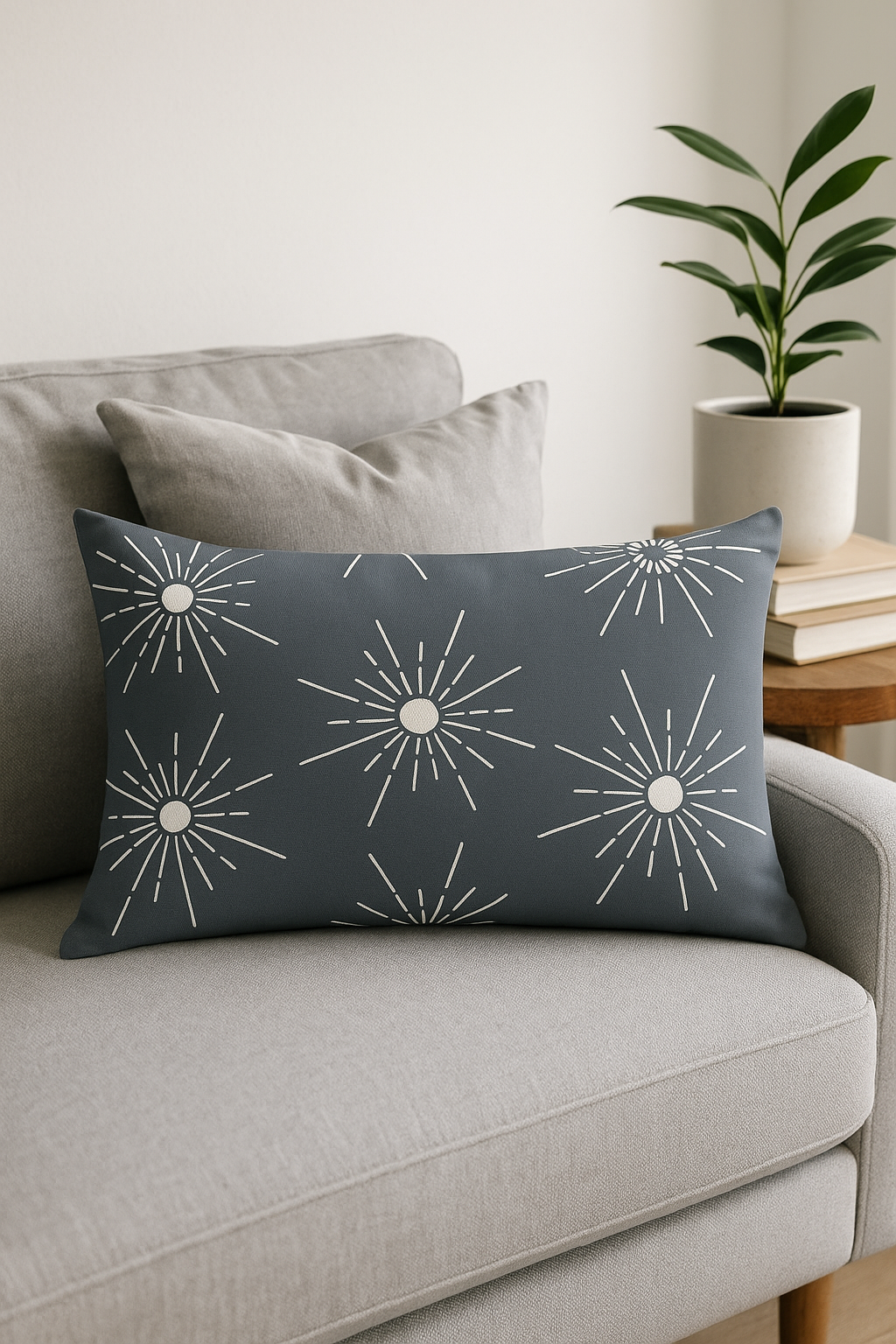 housse de coussin rectangle en polyester motif mandala 30 x 50 cm