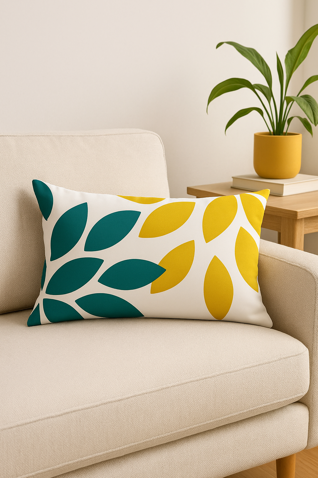 housse de coussin rectangulaire géométrique colorée 30 x 50 cm