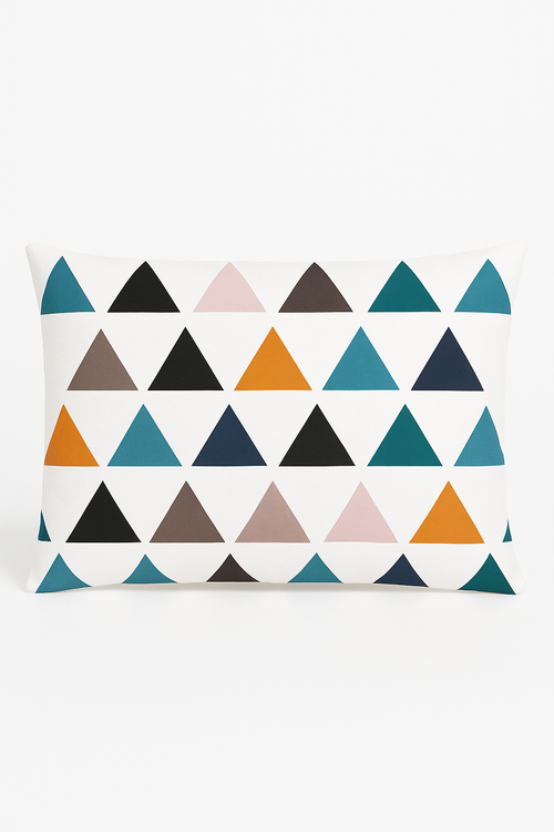 housse de coussin rectangulaire géométrique nordique colorée 30x50 cm