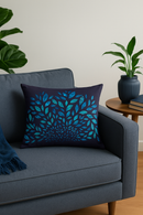 housse de coussin rectangulaire motif fleurs tropicales 30 x 50 cm