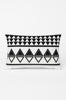 housse de coussin rectangulaire motif géométrique coloré 30 x 50 cm