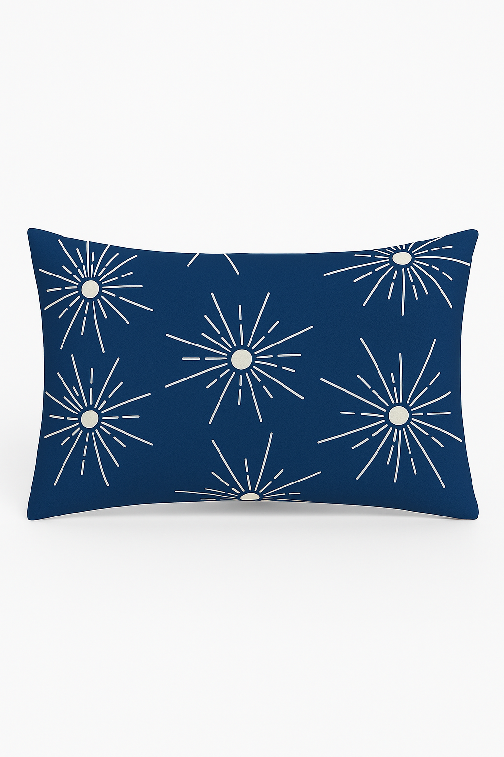 housse de coussin rectangulaire polyester motif mandala géométrique élégant