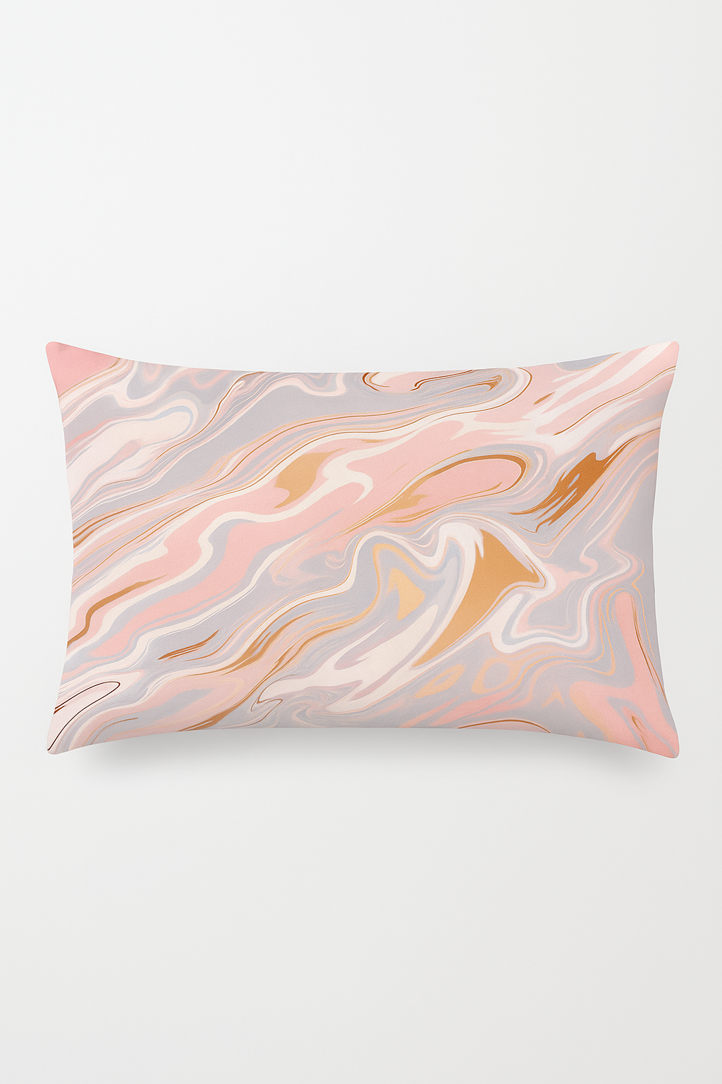 housse de coussin rose à motif géométrique tendance décorative