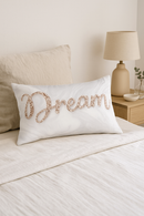 housse de coussin rose motif géométrique tendance décorative pour la maison