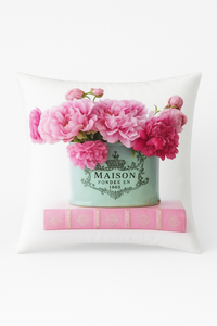 housse de coussin rose style nordique pour canapé lit mariage