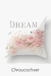 housse de coussin rose style nordique pour décoration intérieure