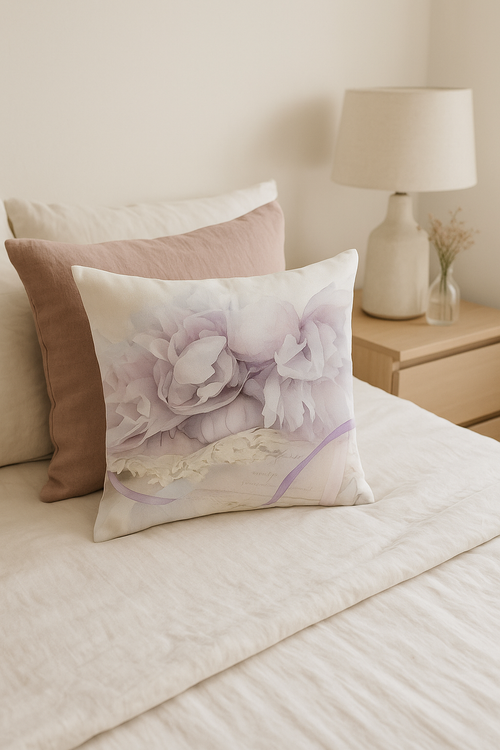 housse de coussin rose style nordique pour mariage déco canapé lit