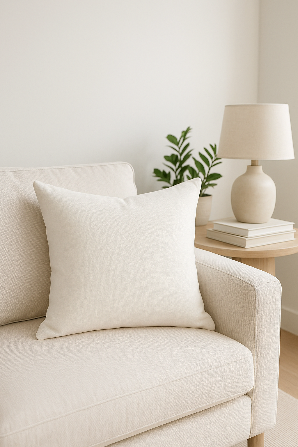 housse de coussin sur mesure en velours doux disponible en plusieurs tailles - vue 3 sur 2