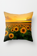 housse de coussin tournesol pour déco estivale et colorée