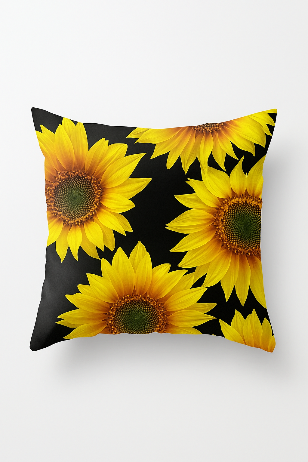 housse de coussin tournesol pour une ambiance estivale joyeuse