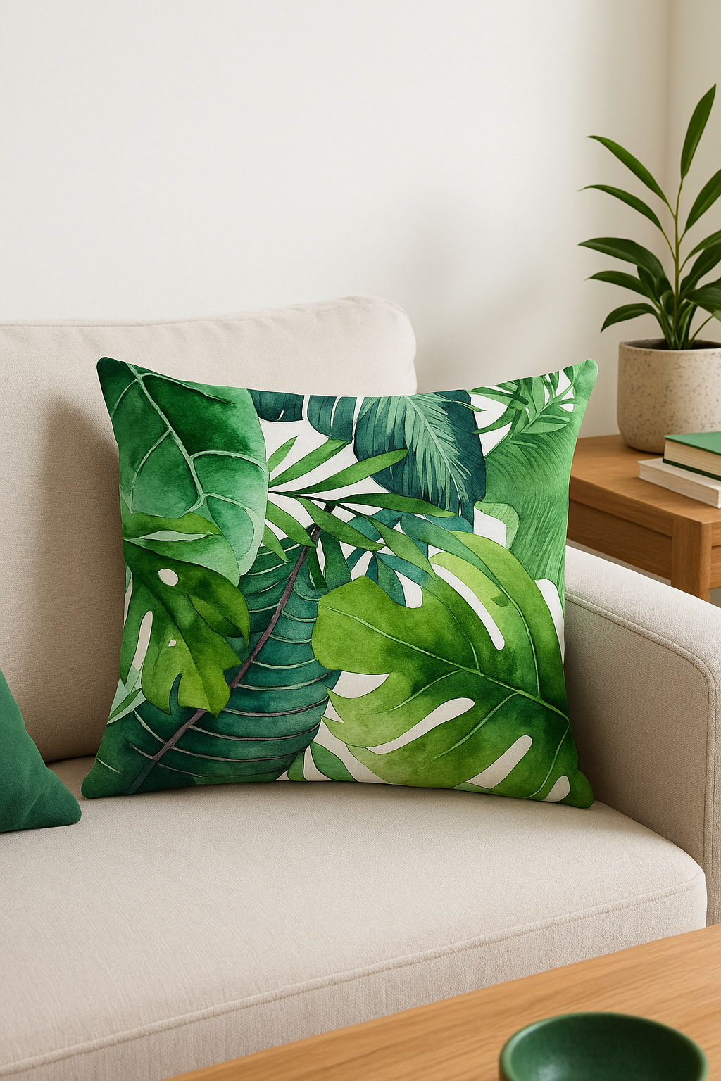 housse de coussin tropical pour canapé élégant et moderne - vue 3 sur 2