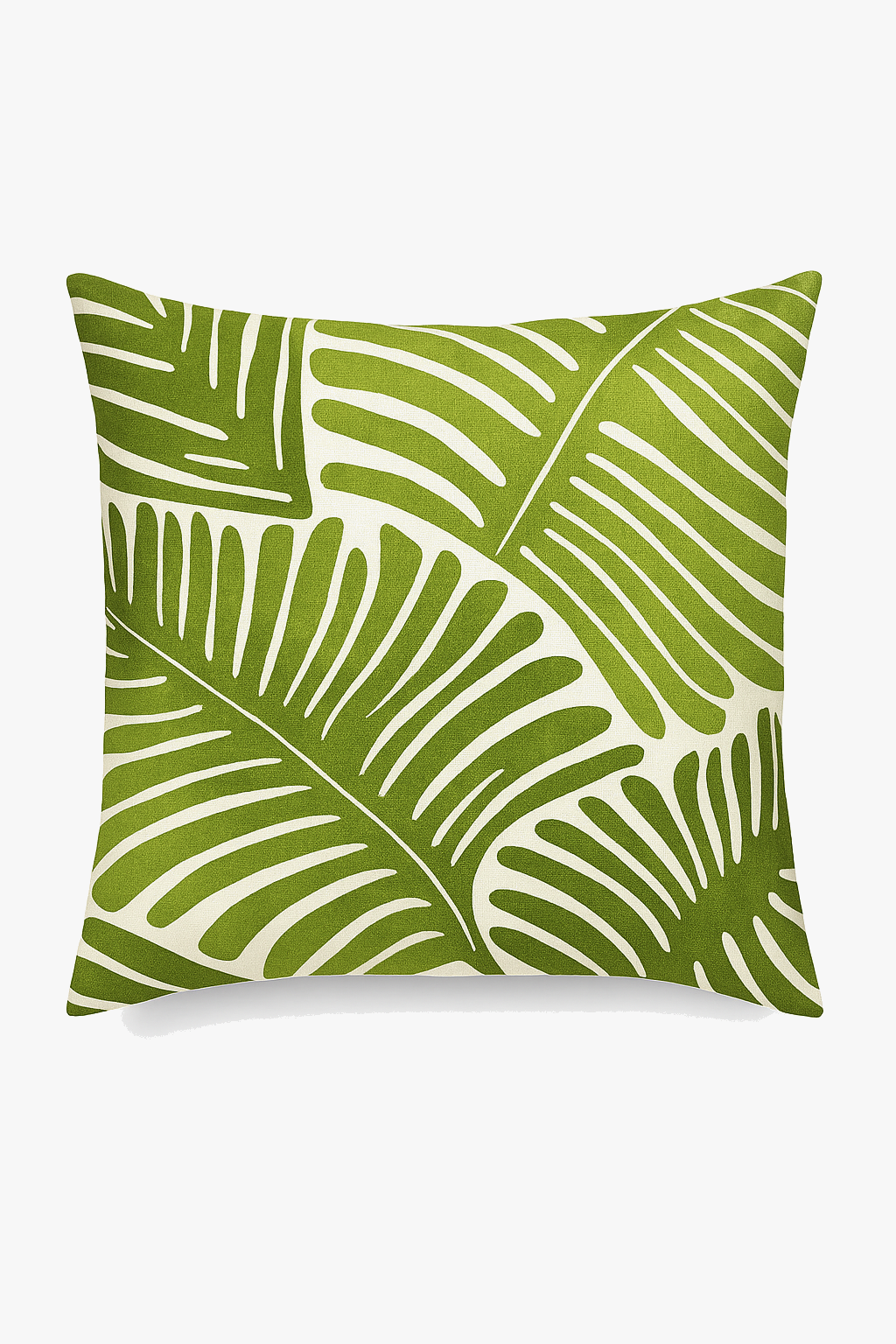 housse de coussin tropicale pour un salon élégant