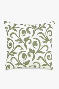 housse de coussin verte géométrique pour canapé décoratif