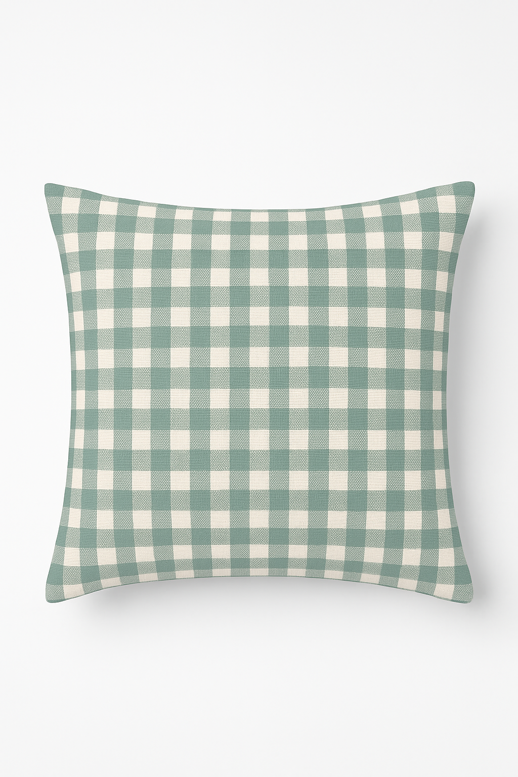 housse de coussin verte géométrique abstraite pour canapé
