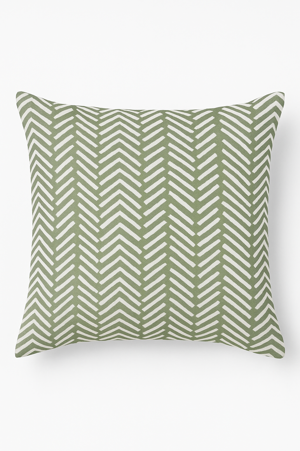housse de coussin verte géométrique pour décoration canapé