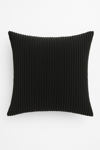 housses de coussin en velours côtelé rayées unies 30x50cm 50x70cm