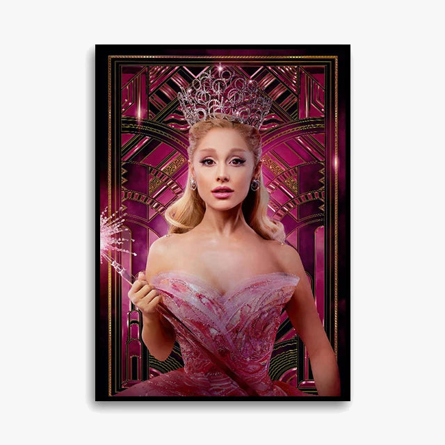 impression sur toile wicked affiche elphaba glinda décoration intérieure cadeau