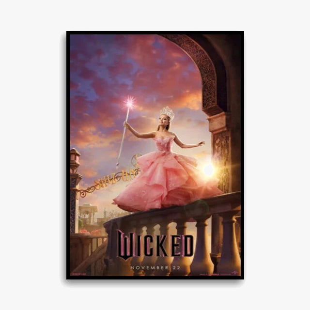 Impression sur toile wicked affiche fan de glinda décorative cadeau